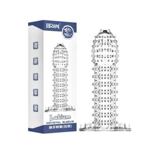 Funda Crystal Sleeve Soft Dotted Spike Magic Condoms for men