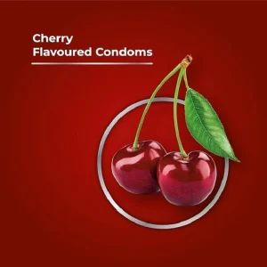 Alternative view of Skore Dotted Cherry Flavoured Condoms (10 Pcs)