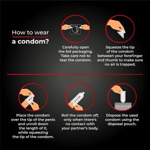 Alternative view of Skore Timeless Climax Delay Dotted & Ribbed Condom – 10pcs