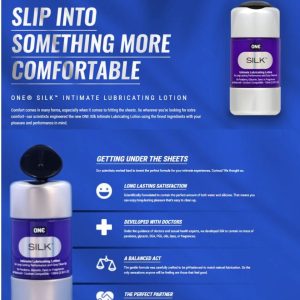 Alternative view of ONE Silk Intimate Lubricating Lotion Lubricant Gel 100ml