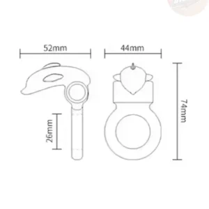 Alternative view of Dolphin More Pleasure Vibrating Cock Ring For Men