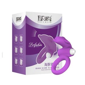 Dolphin More Pleasure Vibrating Cock Ring For Men
