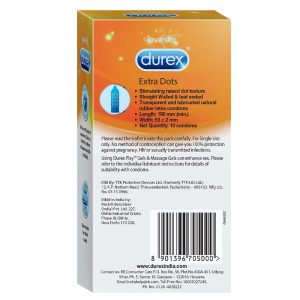 Alternative view of Durex Extra Dotted Extra Stimuletion For Her Condoms- 10 Pcs