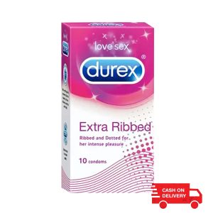Durex Extra Ribbed&Dotted For her Intense Pleasure Condom 10 pcs