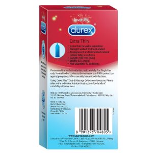 Alternative view of Durex Extra Thin Extra Stimuletion For Her Condom 10 pcs