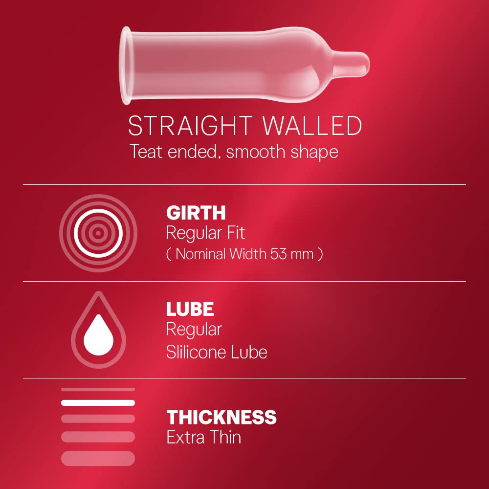 Durex Extra Thin Extra Stimuletion For Her Condom 10 pcs - Image 3