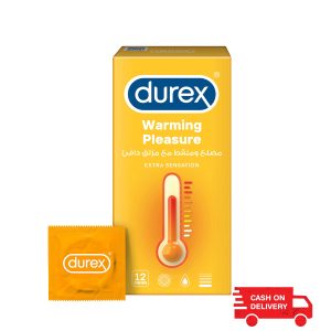 Durex warming pleasure extra sensation condoms 12 pcs