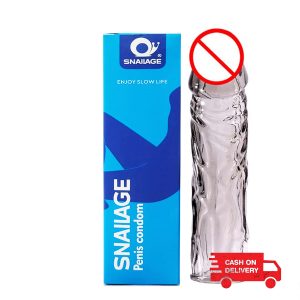 âSnailage Realistic Crystal Reusable Dragon Condoms For Men