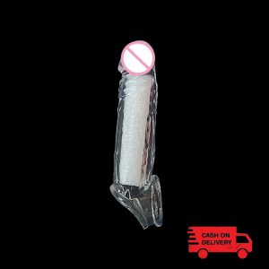 Top notch Lock Type Transparent Magic Condom (6 Inch)