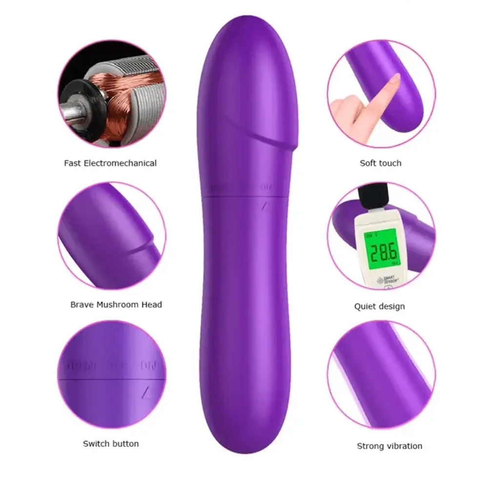 G-Spot Penis Shape Vibrator for Women (5.5 Inch) - Image 4