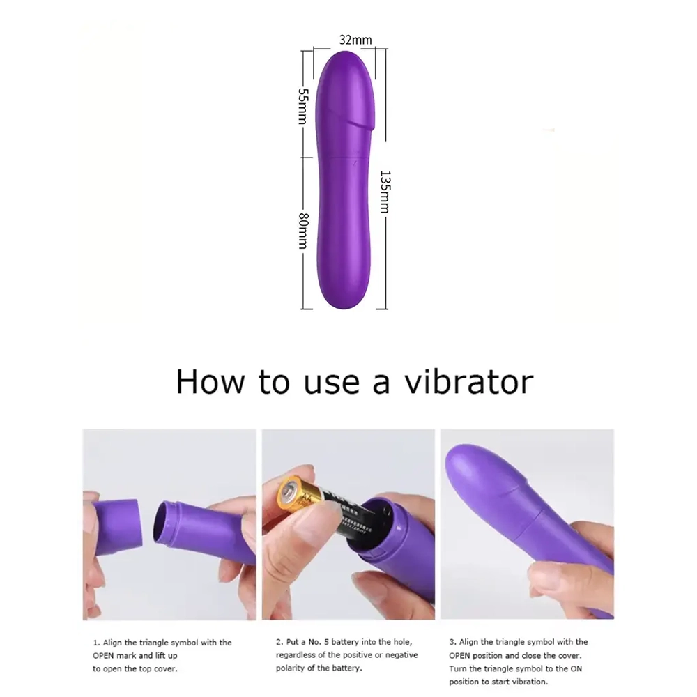 G-Spot Penis Shape Vibrator for Women (5.5 Inch) - Image 7