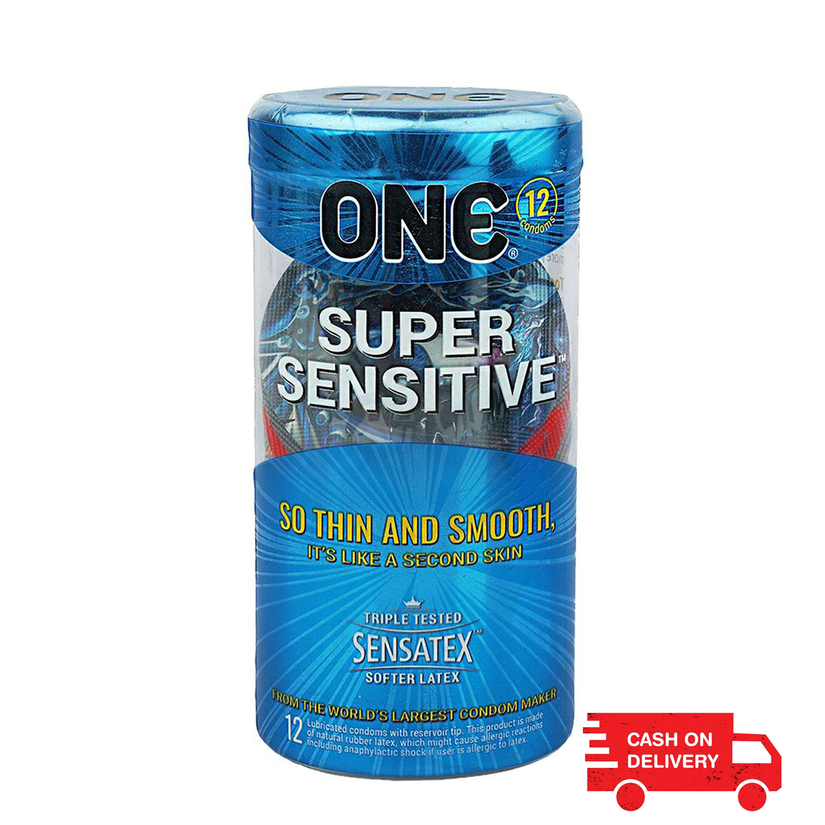 One Super Sensitive Condom 12s