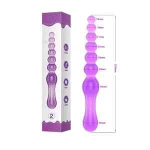 Premium Silicone Beads Anal Butt Plug (9 Inch)