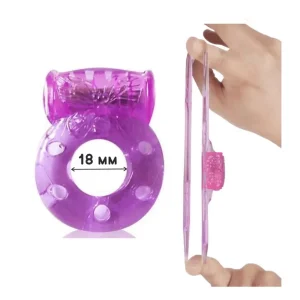 Alternative view of Taste Butterfly Silicone Vibration  Penis Ring