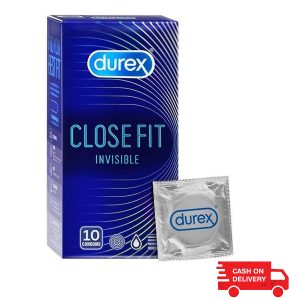 Durex Close Fit Invisible Condoms for Men –10s