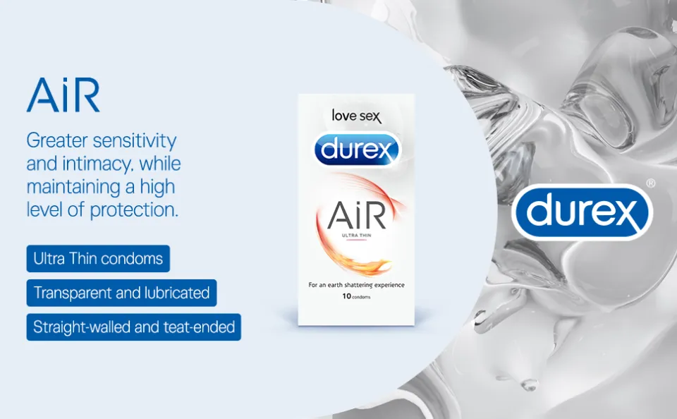 Durex Air Ultra Thin Condoms for men-10pcs - Image 2