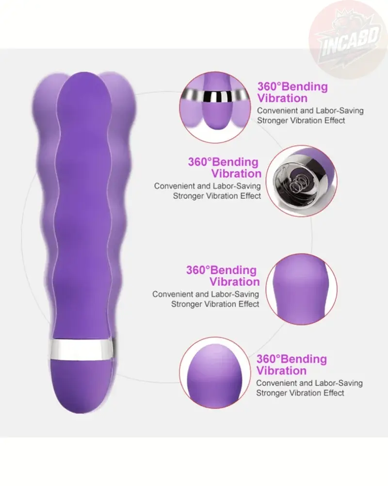 Multi-Speed G Spot Vibrator With Anal Butt Plug for Women (7 inch) - Image 5