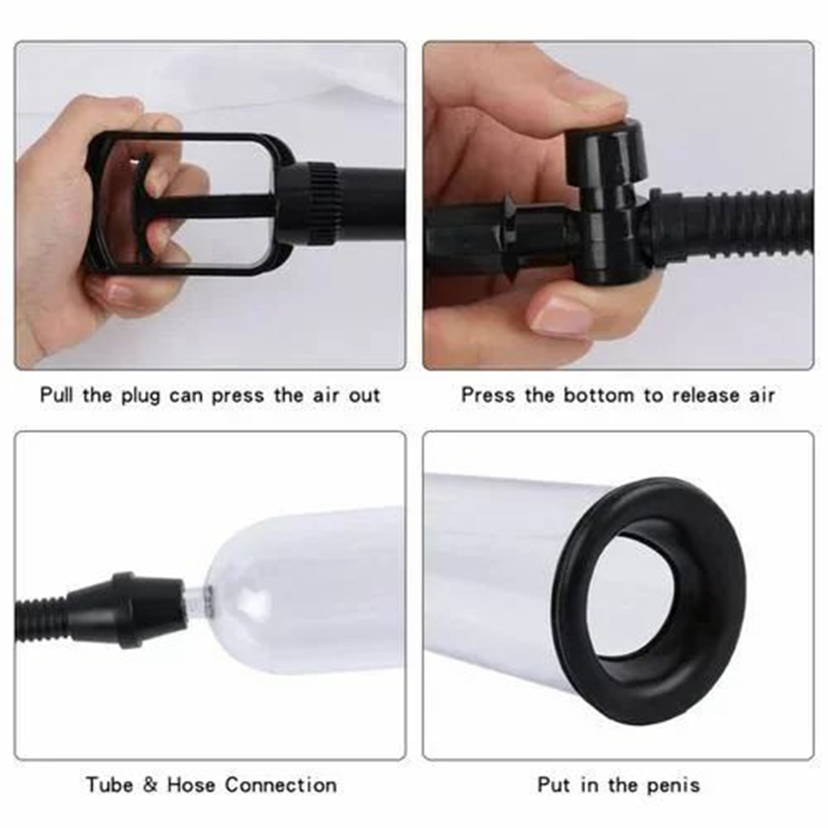 Penis Enlargement Vacuum Penis Pump (7 Inch Cylinder) - Image 3