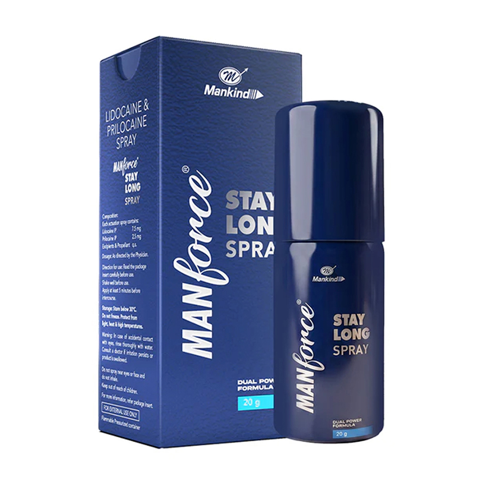 Manforce Lidocaine & Prilocaine Stay Long Spray 20g